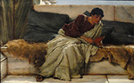 Lawrence Alma-Tadema A Dedication to Bacchus  oil painting reproduction