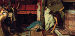 Lawrence Alma-Tadema A Roman Art Lover  oil painting reproduction
