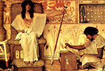 Lawrence Alma-Tadema Favourite Poet  oil painting reproduction