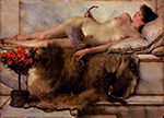 Lawrence Alma-Tadema Pastime in Ancient Egypt  oil painting reproduction