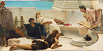 Lawrence Alma-Tadema Unconscious Rivals  oil painting reproduction