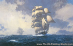 Cutty Sark and Thermopylae painting for sale