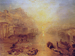 J.M.W. Turner Ancient Italy - Ovid banished from Rome, 1838 oil painting reproduction