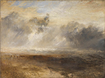J.M.W. Turner Breakers on a Flat Beach, 1835-40 oil painting reproduction
