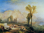 J.M.W. Turner Bright Stone of Honour and Tomb of Marceau, from Byron's Childe Harold, 1835 oil painting reproduction
