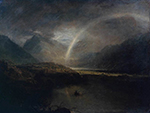 J.M.W. Turner Buttermere Lake, with Part of Cromackwater, Cumberland, a Shower, 1798 oil painting reproduction