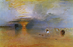 J.M.W. Turner Calais Sands, Low Water, Poissards Collecting Bait, 1830 oil painting reproduction