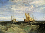 J.M.W. Turner Confluence of the Thames and the Medway, 1808 oil painting reproduction