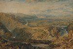 J.M.W. Turner Crook of Lune, Looking towards Hornby Castle, 1816-18 oil painting reproduction