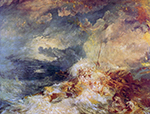 J.M.W. Turner Fire at Sea, 1830 oil painting reproduction
