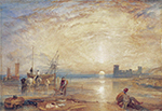 J.M.W. Turner Flint Castle, North Wales oil painting reproduction