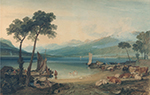 J.M.W. Turner Lake Geneva and Mount Blanc, 1802-05 oil painting reproduction