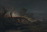 J.M.W. Turner Limekiln at Coalbrookdale, 1797 oil painting reproduction