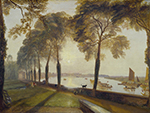 J.M.W. Turner Mortlake Terrace, the Seat of William Moffat, Summer’s Evening, 1827 oil painting reproduction