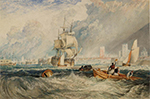 J.M.W. Turner Portsmouth, 1824-25 oil painting reproduction
