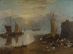 J.M.W. Turner Sun Rising through Vapour oil painting reproduction