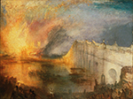 J.M.W. Turner The Burning of the Houses of Lords and Commons, 16th October 1834, 1835 oil painting reproduction
