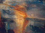J.M.W. Turner The Burning of the Houses of Parliament, 1835 oil painting reproduction