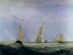 J.M.W. Turner The City of Utrecht, 64, Going to Sea, 1832 oil painting reproduction