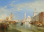 J.M.W. Turner The Dogana and Santa Maria della Salute, Venice, 1843 oil painting reproduction