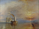 J.M.W. Turner The Fighting Temeraire Tugged to Her Last Berth to be Broken up, 1838 oil painting reproduction