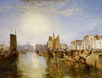 J.M.W. Turner The Harbor of Dieppe, 1826 oil painting reproduction