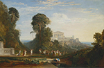 J.M.W. Turner The Temple of Jupiter Panellenius Restored oil painting reproduction
