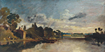 J.M.W. Turner The Thames near Walton Bridges, 1805 oil painting reproduction