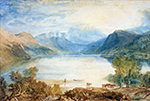J.M.W. Turner Ullswater Lake from Gowbarrow Park, Cumberland, 1815 oil painting reproduction