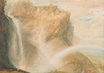 J.M.W. Turner Upper Falls of the Reichenbach, 1810 oil painting reproduction