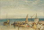 J.M.W. Turner Venice from Fusina, 1821 oil painting reproduction
