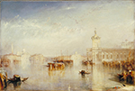 J.M.W. Turner Venice, Dogano, San Giorgio, Citella from the Steps of the Europa, 1842 oil painting reproduction
