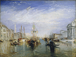 J.M.W. Turner Venice, from the Porch of Madonna della Salute, 1835 oil painting reproduction