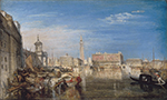 J.M.W. Turner Venice, the Bridge of Sighs, Ducal Palace and Custom House, 1833 oil painting reproduction