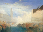 J.M.W. Turner Venice, the Piazzetta with the Ceremony of the Doge Marrying the Sea, 1835 oil painting reproduction