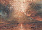 J.M.W. Turner Vesuvius in Eruption, 1817-20 oil painting reproduction