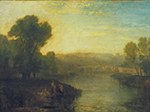 J.M.W. Turner View of Richmond Hill and Bridge oil painting reproduction