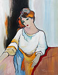 Itzchak Tarkay Seated Woman oil painting reproduction
