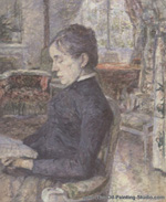 Henri Toulouse-Lautrec Portrait of the Comtesse Toulouse-Lautrec oil painting reproduction