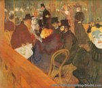 Henri Toulouse-Lautrec At the Moulin Rouge oil painting reproduction