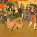 Henri Toulouse-Lautrec Marcelle Lender Doing the Bolero in Chilperic oil painting reproduction