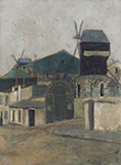 Maurice Utrillo Le Moulin de la Galette, 1910 oil painting reproduction