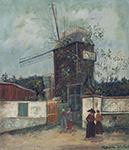 Maurice Utrillo Le Moulin de la Galette, 1916-18 oil painting reproduction