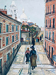 Maurice Utrillo Montmartre, 1922 oil painting reproduction