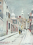 Maurice Utrillo Sacre-Coeur de Montmartre and Passage Cottin, 1934 oil painting reproduction