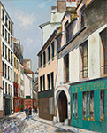 Maurice Utrillo The Broca Street at Paris, 1922-24 oil painting reproduction
