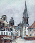 Maurice Utrillo The Cathedral of Rouen (Seine-Maritime), 1932 oil painting reproduction