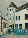 Maurice Utrillo The Reine Berthe Stairs at Chartres (Eure-et-Loir), 1909 oil painting reproduction