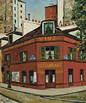 Maurice Utrillo The Restaurant - Aux Vignobles de France, 1922 oil painting reproduction