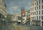 Maurice Utrillo Abbesses Street, 1912 oil painting reproduction